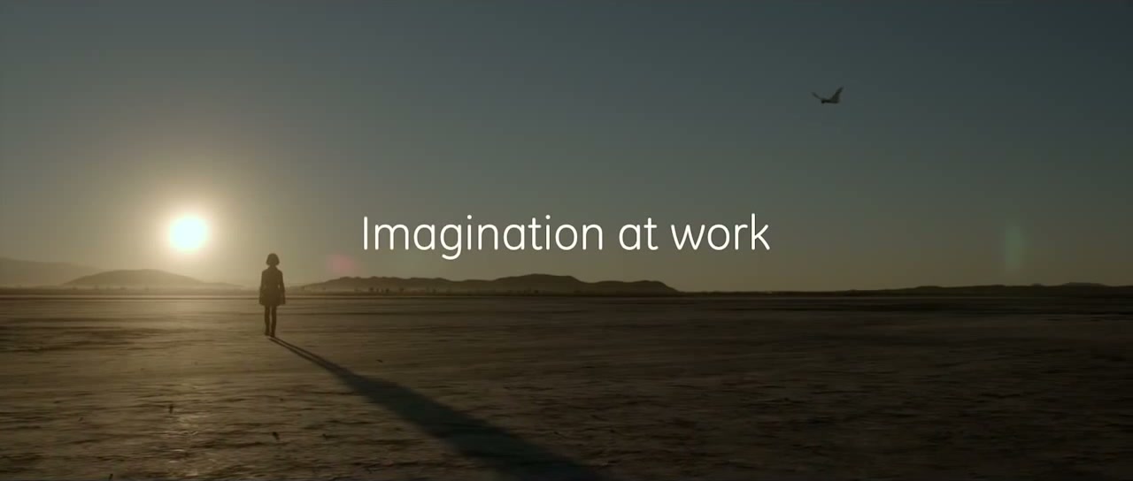 캠페인 문구 'Imagination at work'로 마무리하는 엔드카드